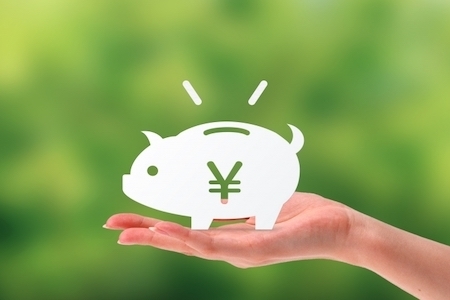 ブタの貯金箱の画像