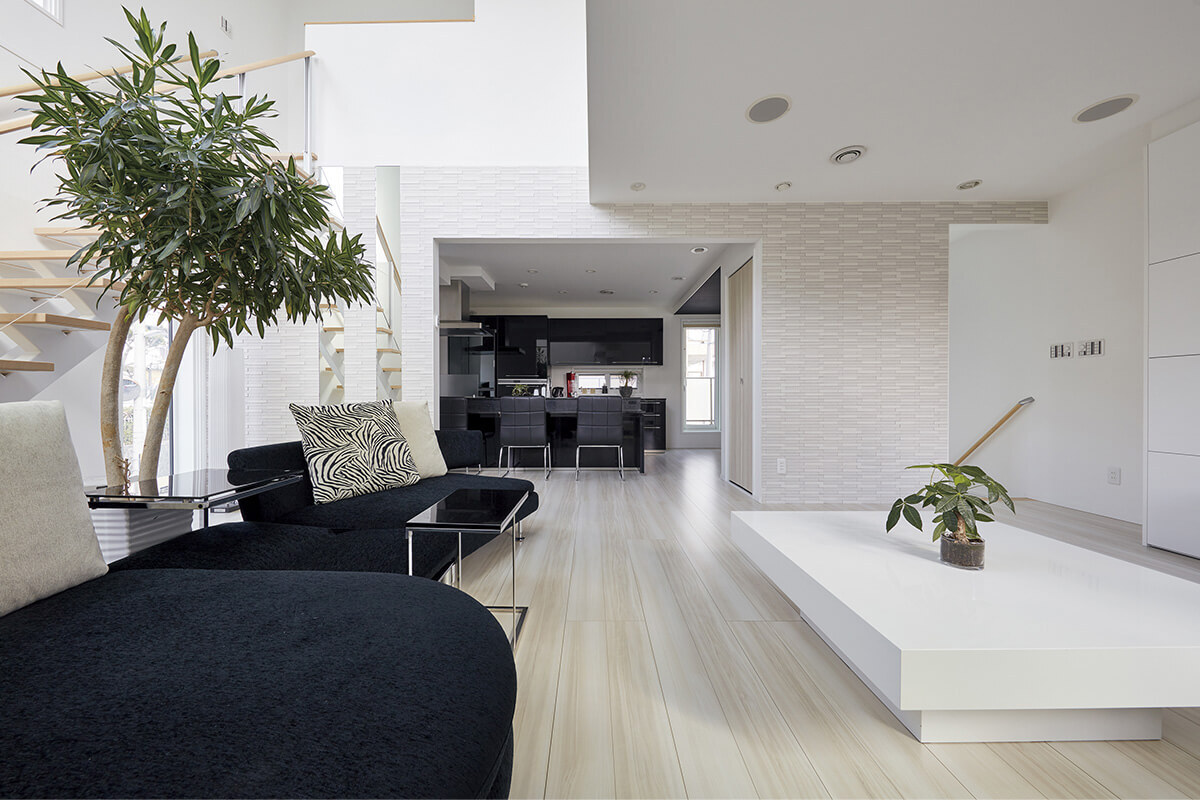 3階建てで叶えた、空間の贅沢づかい。