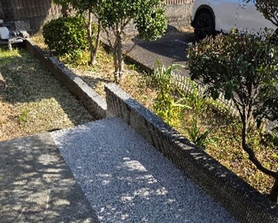 外構工事＿玄関・庭