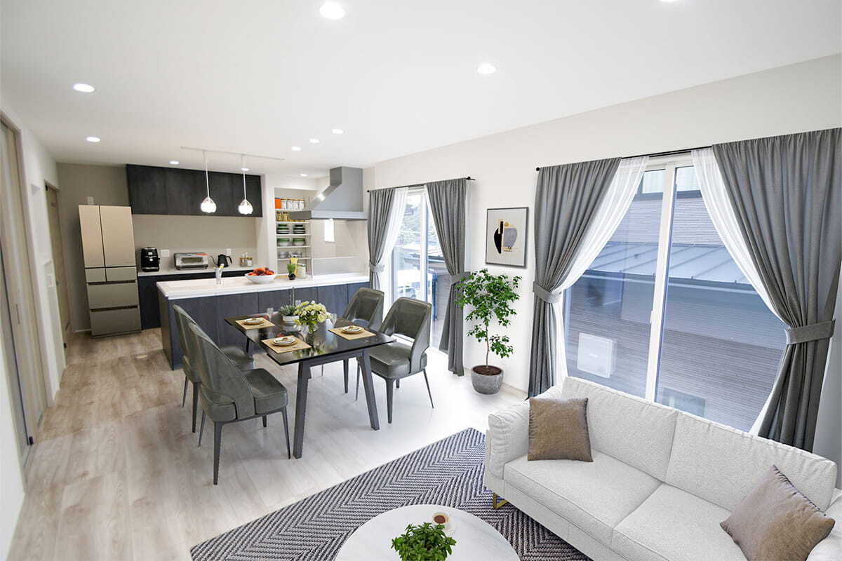 <em>鹿児島県</em>【モダン×高品質】白を基調とした清潔感のある家