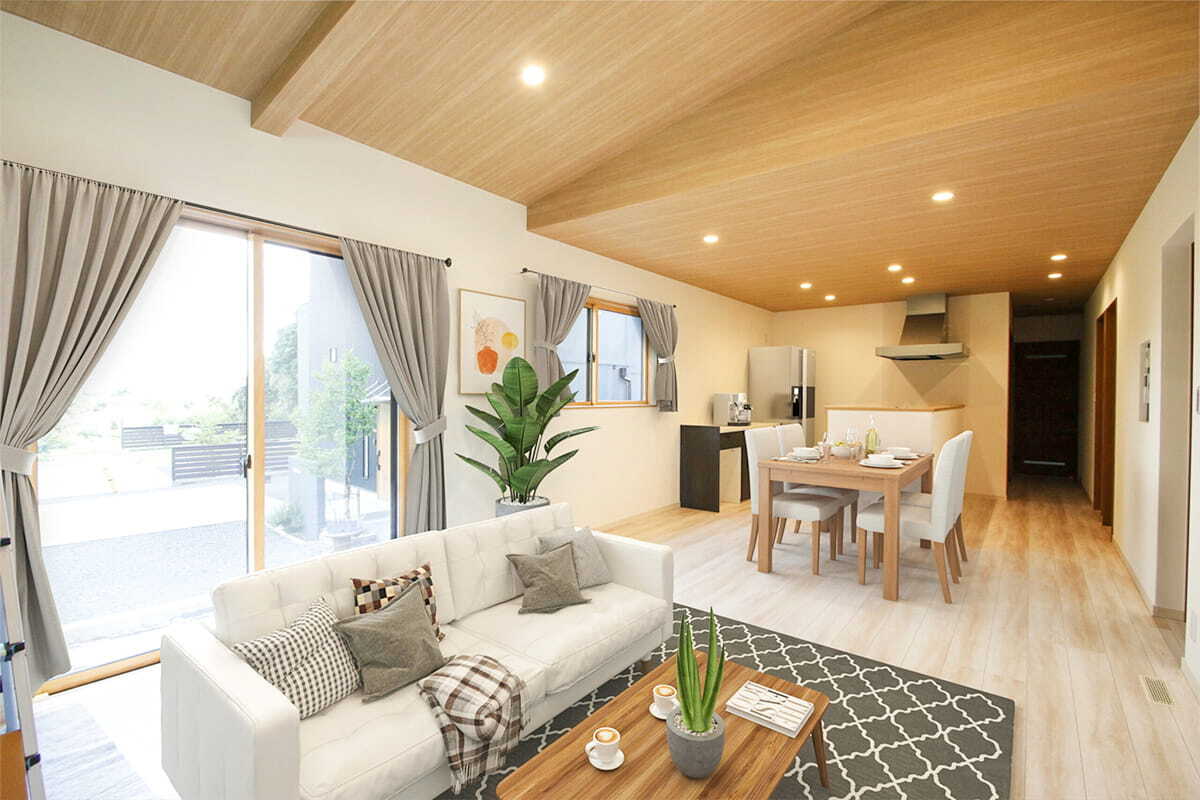 【自然×フリー】広々とした自然の響きを感じる家