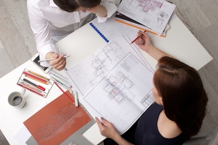 打ち合わせ中の画像