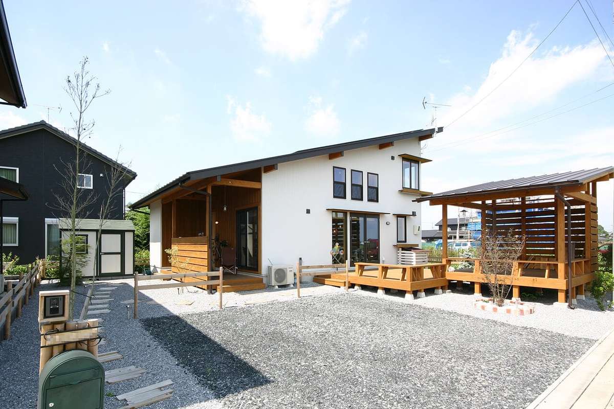 田園風景が借景！あふれる緑を自分たちらしくデザインした木の住まい