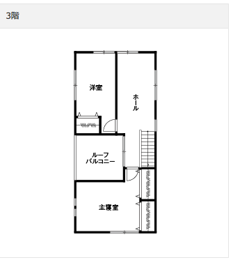 住宅密集地でもゆったり暮らせる3階建て住宅〈ビルトインガレージ付き〉_間取り2