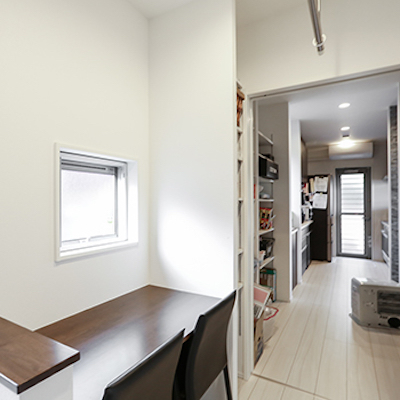 家事動線に配慮したパントリー