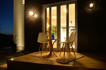 アメリカンスタイルの邸宅の例6