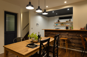 アメリカンスタイルの邸宅の例5