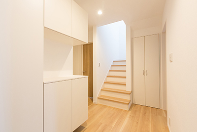 注文住宅のシューズクローク