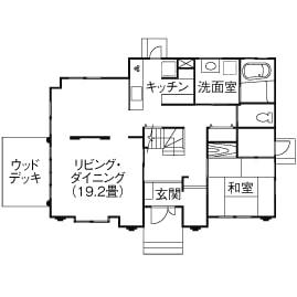 3000万円台の間取りの事例1