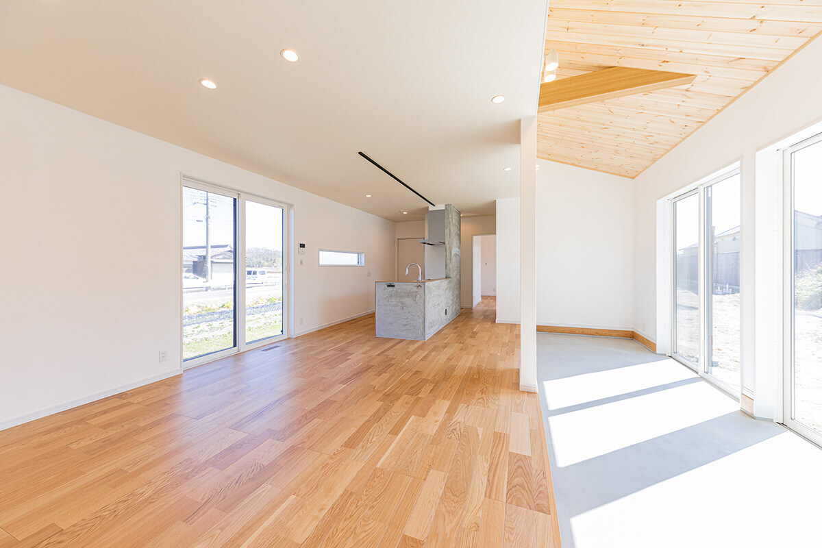 　ソトとウチを緩やかにつなぐ土間のある住まい