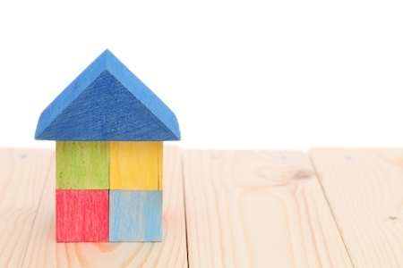 カラフルな家の画像