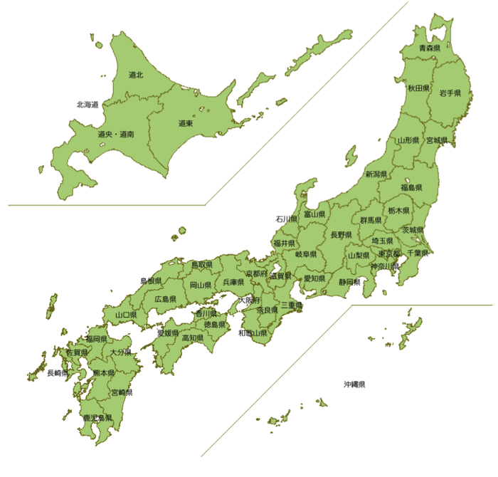 日本地図