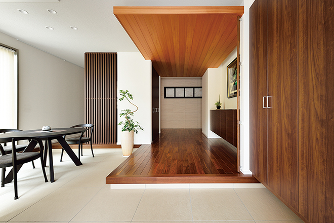 住友林業の平屋_土間