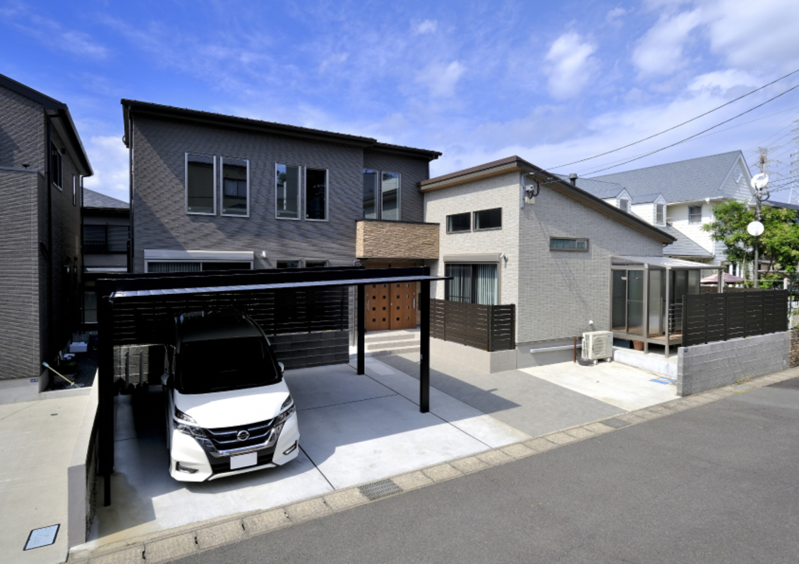 ほどよい距離感で緩やかに家族をつなぐ二世帯住宅。