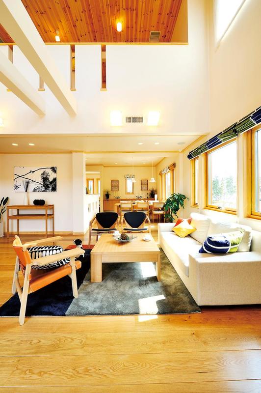 開放感のある空間で、スケールの大きな暮らしをご提案。