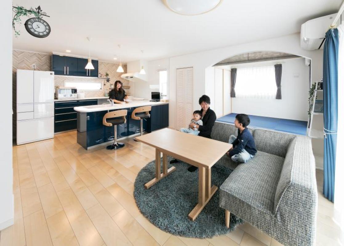 収納たっぷりできれいが保てる家