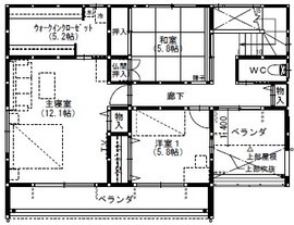 2000万円台の間取りの例2