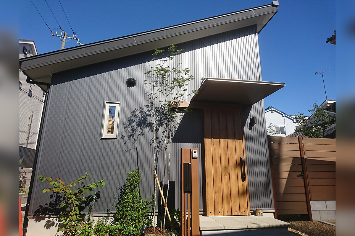 シンプルでおしゃれ 自然素材の平屋