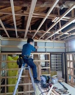 熟練大工職人が多数在籍。古民家リノベーションも多く施工してます