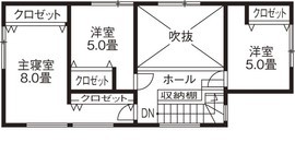 ライティングにもこだわった素敵ハウス_間取り2